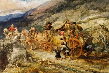 Diligencia del Siglo Pasado, 1855